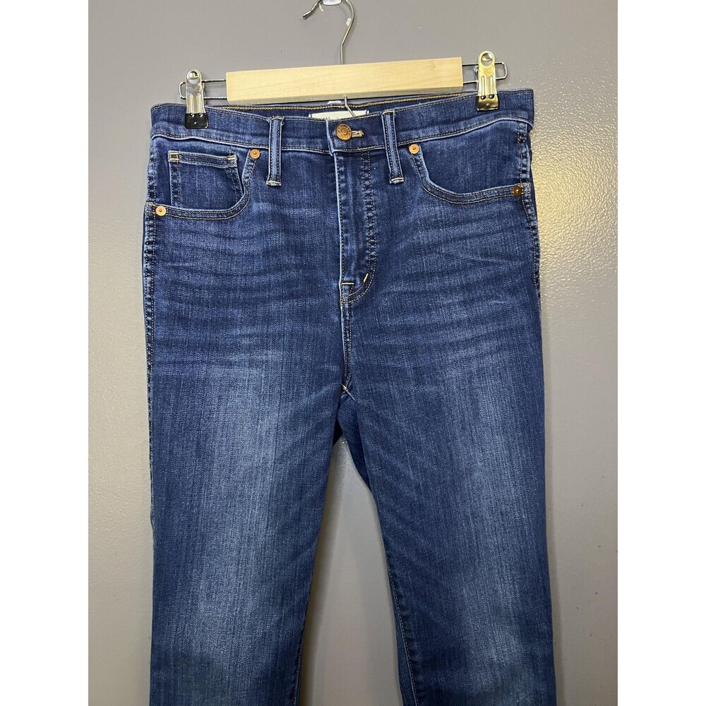 Madewell 10 High Rise Skinny Jeans Womens 28 Medium Wash Blue Stretch Denim